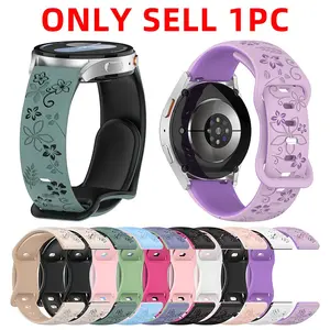 Soft Silicone Band for Samsung Galaxy Watch, Huawei Watch, Xiaomi, Garmin, Amazfit, Waterproof, Breathable, Comfortable, Unisex, Multiple Colors, Smart Watch Accessories