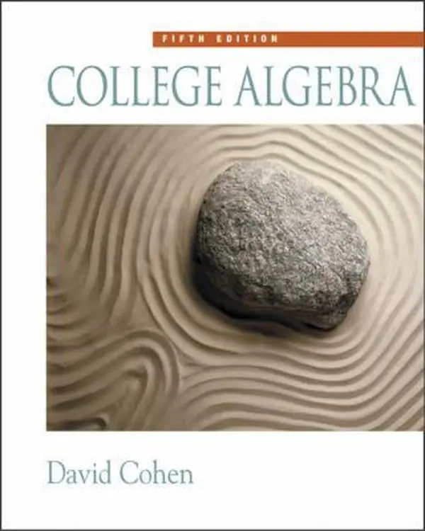USED Book - College Algebra (with CD-ROM, Make the Grade, and InfoTrac) (Available Titles CengageNOW) by David Cohen (Hardcover) - english