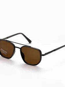 Geometric Frame Sunglasses, Sun Protective Sunglasses, Trendy Sun Protection Design, Unisex Back-To-School/travel/daily Use, Spring Summer Fashion 2026, Polarized Square Glasses
