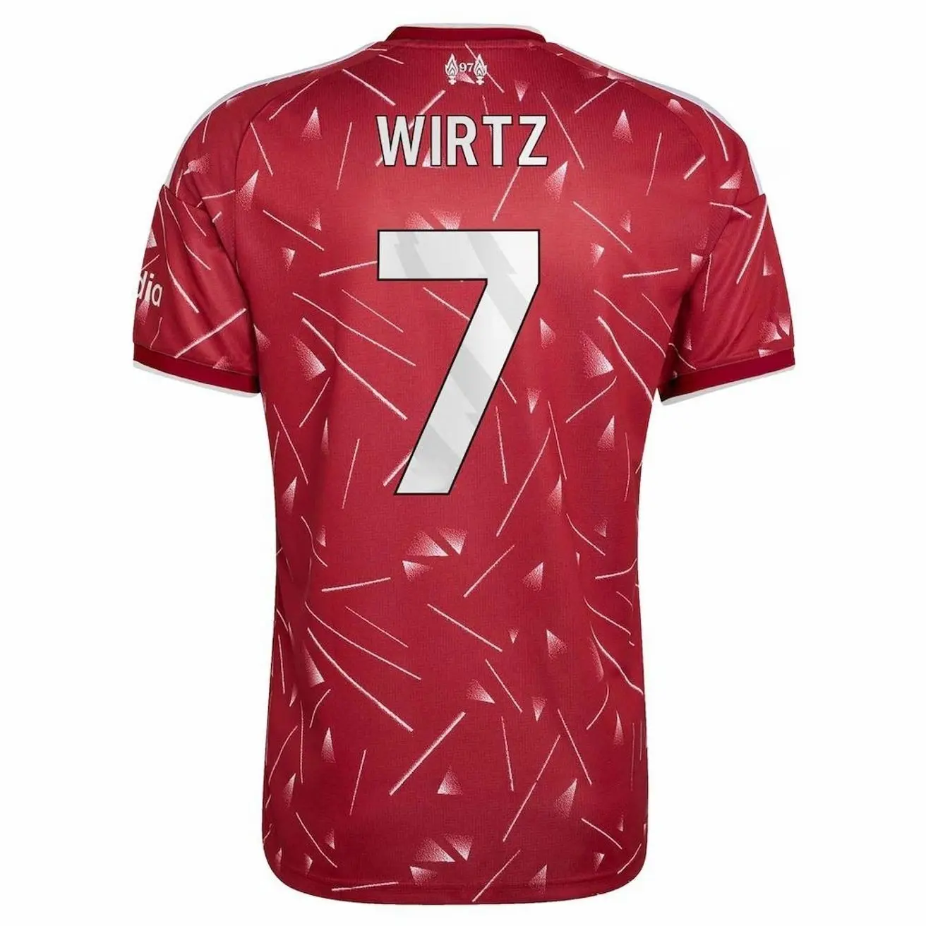Unisex Soccer Shirt Wirtz 2025/26 Home Stadium Replica Jersey - Red Live