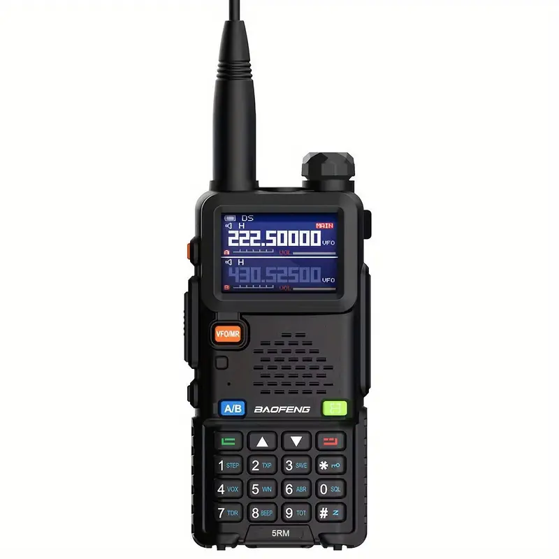 BAOFENG Radio 5RM Walkie Talkies, 10W Ham Radio Long Range Handheld, Rechargeable Walkie Talkies, UV5R, Two Way Radio, NOAA Weather Receiver, Walkie Talkie Portable