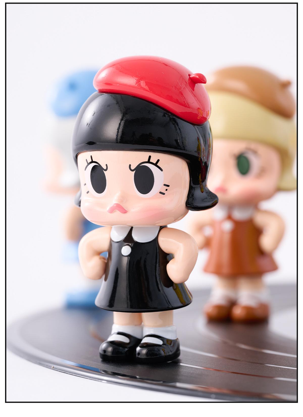 POP MART Angry Molly Mini Figure Set - Long Play 9, Collectible Toys