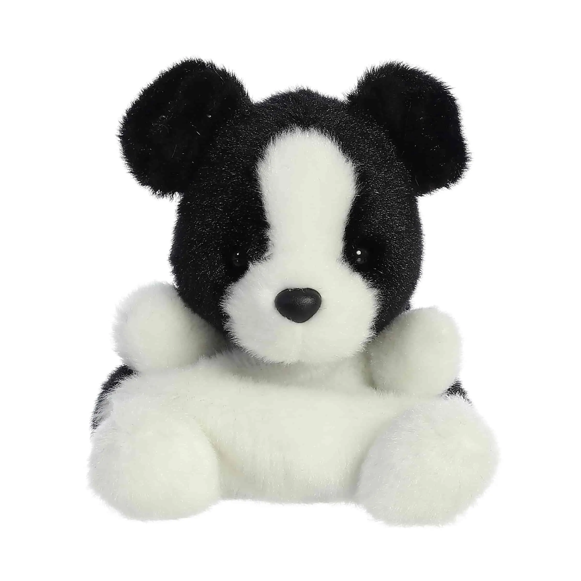 Palm Pals Adorable Brody Collie 5 inch Black Mini Soft Plush Collectable Stuffed Animal