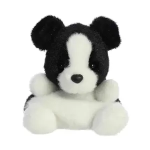 Palm Pals Adorable Brody Collie 5 inch Black Mini Soft Plush Collectable Stuffed Animal