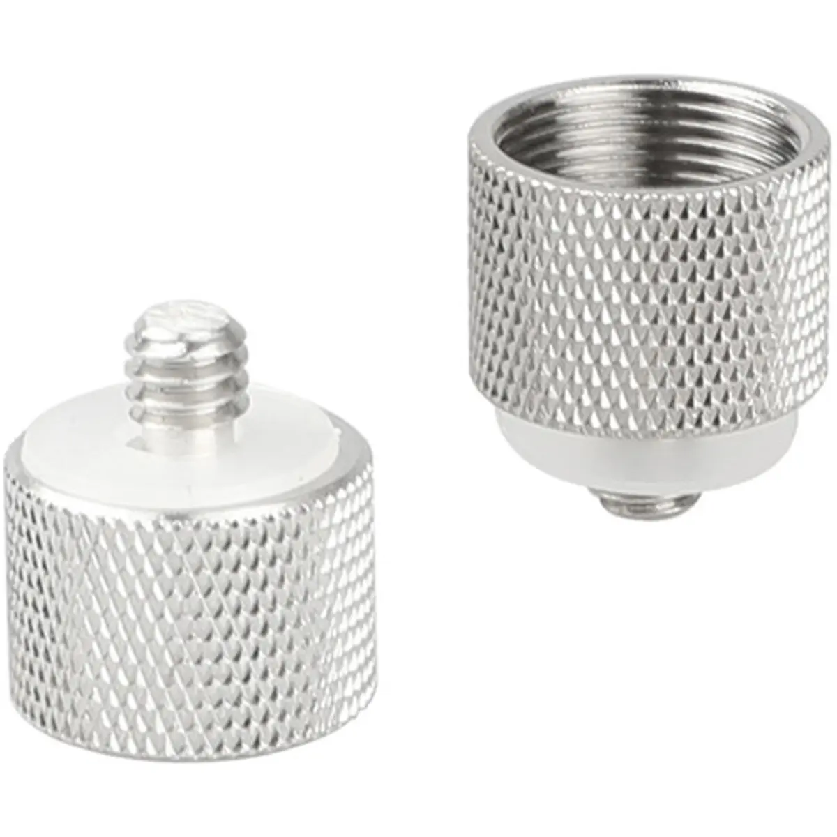 CAMVATE 1/4"-20 Male to 5/8"-27 Female Thread Adapter - Camera Tripod Recording Equipment Accessory for Microphone Stand, 2-Pack, Accessories