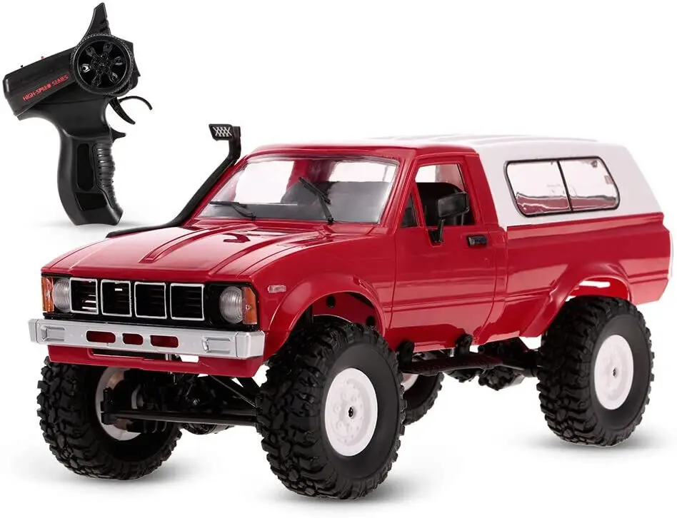 WPL RC Truck C24 1:16 4x4 4WD Scale Crawler Pickup Off Road RTR Car R/C Red