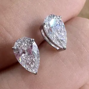 9K labgrown diamond earrings 1g 2.24ct LF