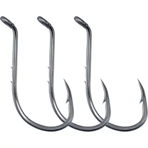 100 Pack Octopus Hooks Baitholder Fishing Hooks for Saltwater & Freshwater Live Bait Fishing, Bass Walleye Striper : Sports & Outdoors