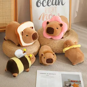 Cute Capybara Design Plush Toy, 1 Count Soft & Comfy Plush Toy, Creative Stuffed Toy, Stuffed Animal for Home Sofa Decoration, Birthday Gift, Christmas Gift