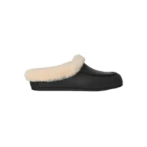 UGG Ansley Mule Leather Black 1171392-BLK Women's Fashion Shoes New
