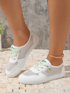 Women's Hollow Out Mesh Flat Shoes, Summer 2026 New Comfortable Breathable Casual Outerwear, Non-Irritating Soft Sole, Long Leg Effect, Fairy Style