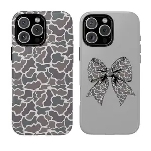 Marsh Old School Camo Couple Phone Case, Old School Matching Phone Cases Compatible With iPhone 16 15 14 13 12 11