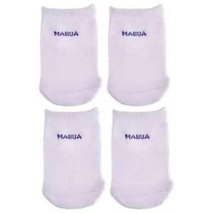 MABUA 8 Pairs Toe Socks Women No show Invisible Inside Shoes Non Skid Half Socks