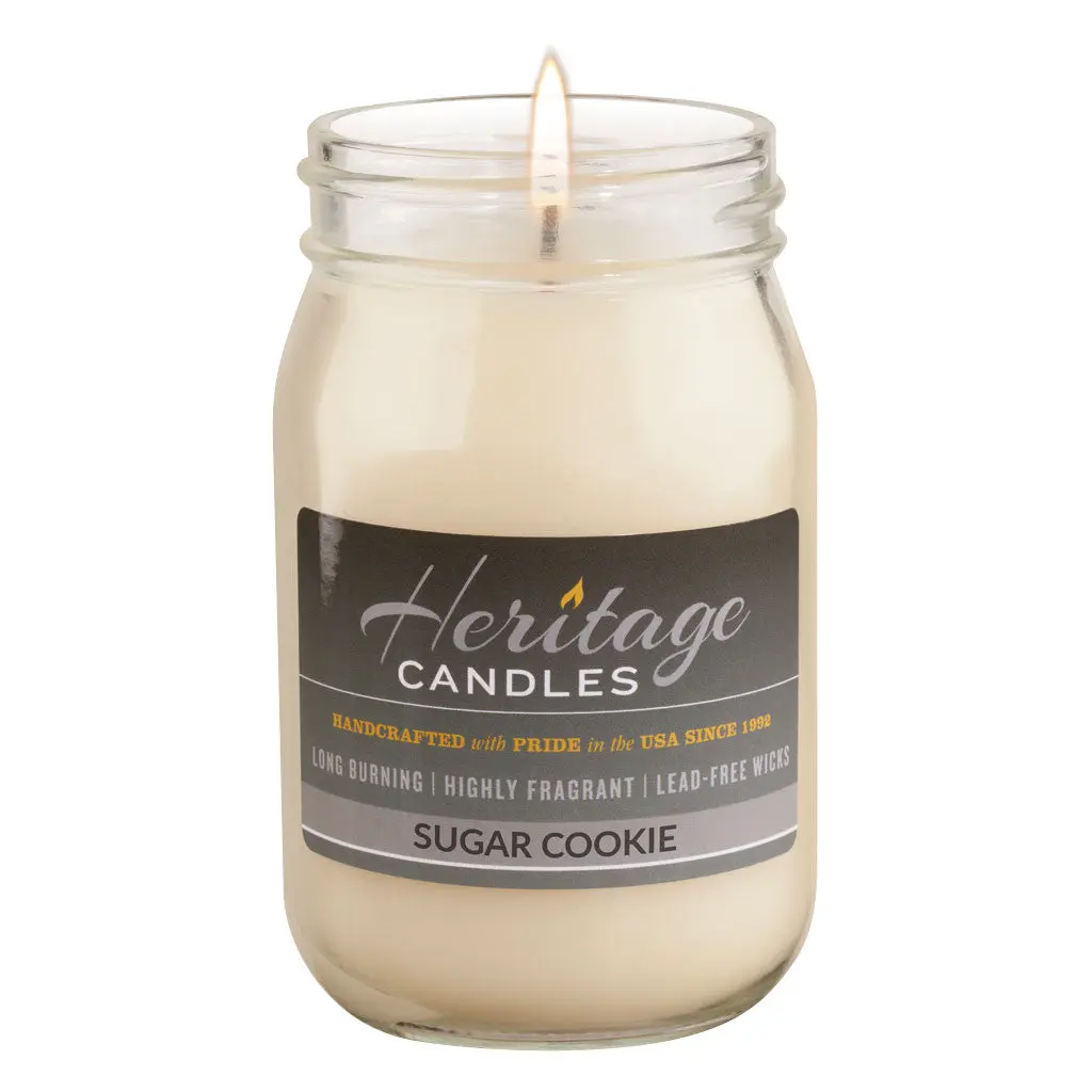 16-oz Canning Jar Candle - Sugar Cookie