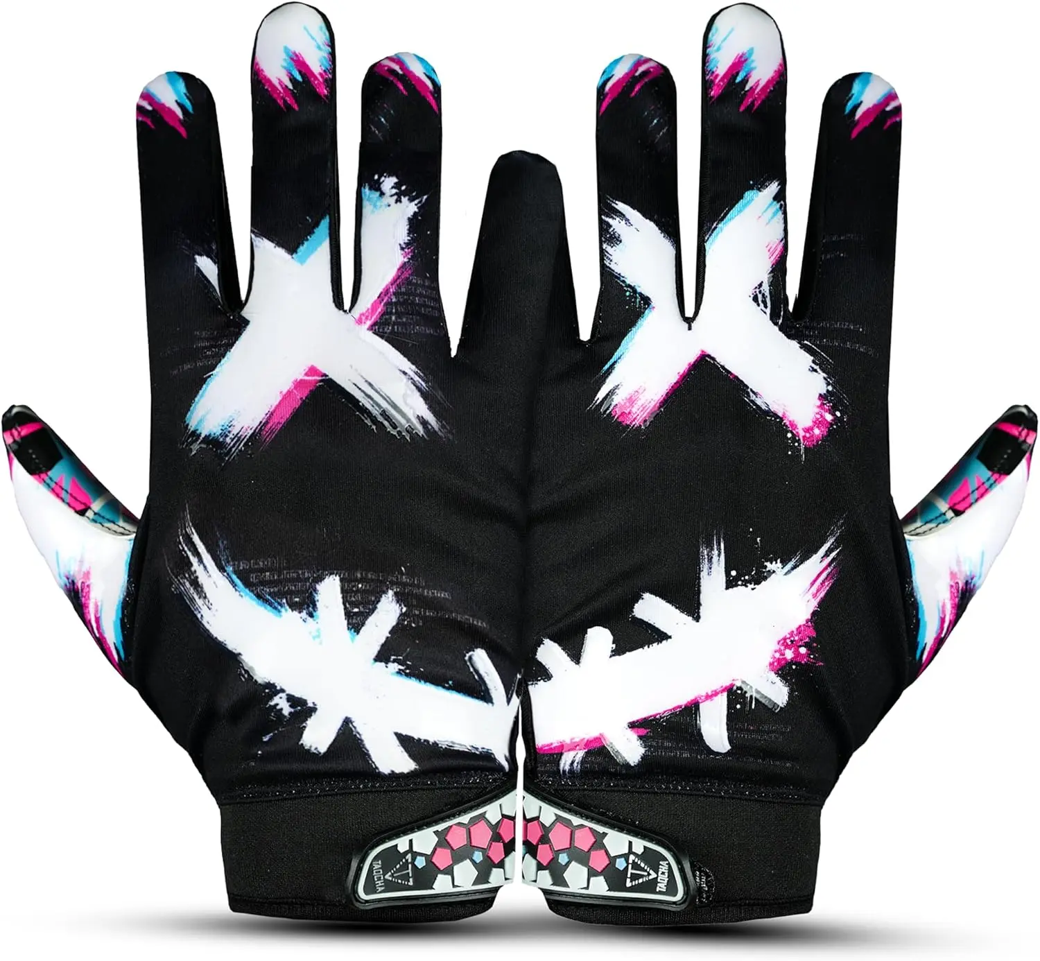 Lupine Jester Football Gloves - Tacky Grip, Skin Tight Adult Receiver Gloves - Youth Football Gloves Pro Elite Super Sticky Performance