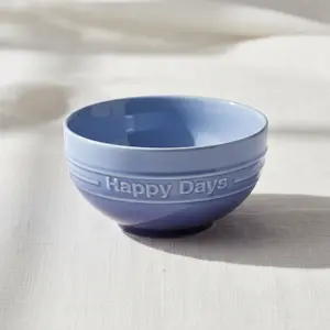 Elitequo Gradient Glaze Rice Bowl | Blue
