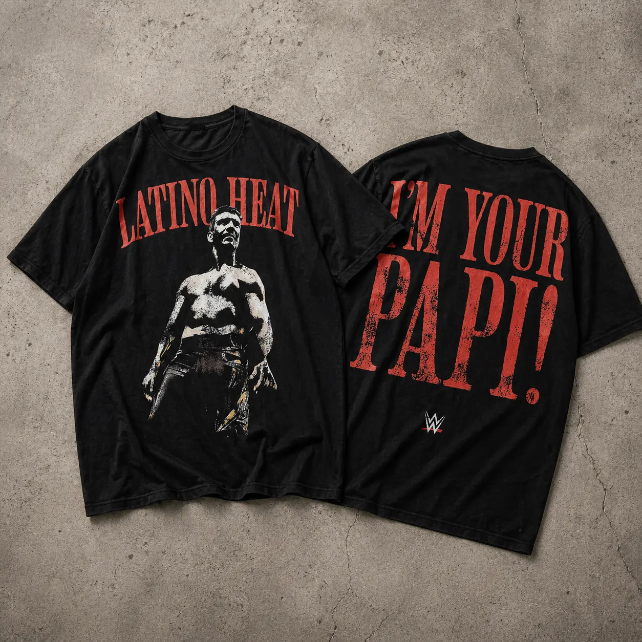 Wrestling Oversize Graphic T-Shirt, LWO Eddie Guerrero Tribute Tee Latino World Order Design, Vintage Fan Aesthetic Shirt, Bold Streetwear Style, Gift for Wrestling Fans