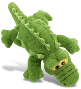SUPER-SOFT PLUSH - GREEN ALLIGATOR SMALL 14"