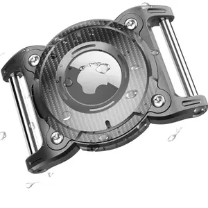 Airtag Dog Collar Holder | Airtag Dog Waterproof - Airtag Holder for Dog Collar with Removable Metal Loop, Sturdy TPU, Lightweight, Compact Size