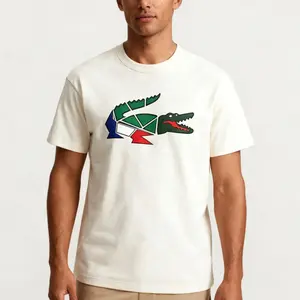 This men’s short-sleeve athletic T-shirt is made from breathable, comfortable fabric, and its classic crew-neck design makes it an ideal choice for a wide range of sports and activities.Limited- Alert!Featuring a cartoon crocodile design,