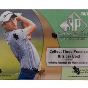 2024 Upper Deck SP Game Used Golf Hobby Box (3 Autographed or Memorabilia cards)