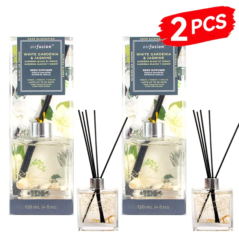 2 PCS Gardenia Jasmine Scents-Reed Diffuser