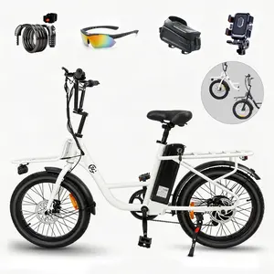 Women's Step-Through Electric Bike, ZL2028 1000W City Commuter Cycle with 20-Inch Fat Tires and 48V 15.6Ah Battery, 26 MPH for Urban Rides, Bike Cycle