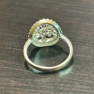 925 Silver Ring with Tree - Fashion Accessory for Men and Women