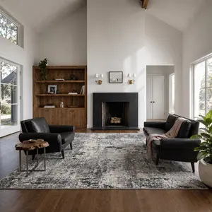 YIHOUSE Neutral Vintage Washable Area Rug, Abstract Styled Large Size Rug for Living Room Bedroom Kitchen, Waterproof Stain Resistant Soft Skin‑Friendly, Pet Friendly, Multiple Color Options Decorative Rug carpet cool rugs rugs for room men
