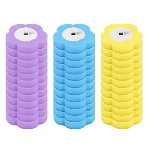 Disposable Toilet Brush Refill, 36pcs/set 3 Layer Sponge Toilet Brush Replacement Head, Household Cleaning Tool for Bathroom Toilet, House Accessories, Home Cleaning Products, Cleaning Supplies