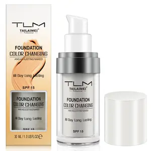 Foundation 30ml, Bionic Foundation Spectrum, Moisturizing, Hydrating Makeup, Night Skin Tone, Color Changing Women's Makeup, Long Lasting