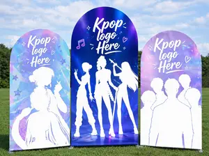 Cartoon Kpop Arch Backdrop Covers to Birthday Backdrop | Chiara cover