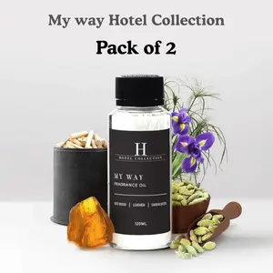 MY WAY Essential Oil Diffuser Scent 120ml Pack of 1 - Hotel Collection Inspired Aromatherapy Blend For Home and Office Use Floral Scented Perfume Flower Fragrance