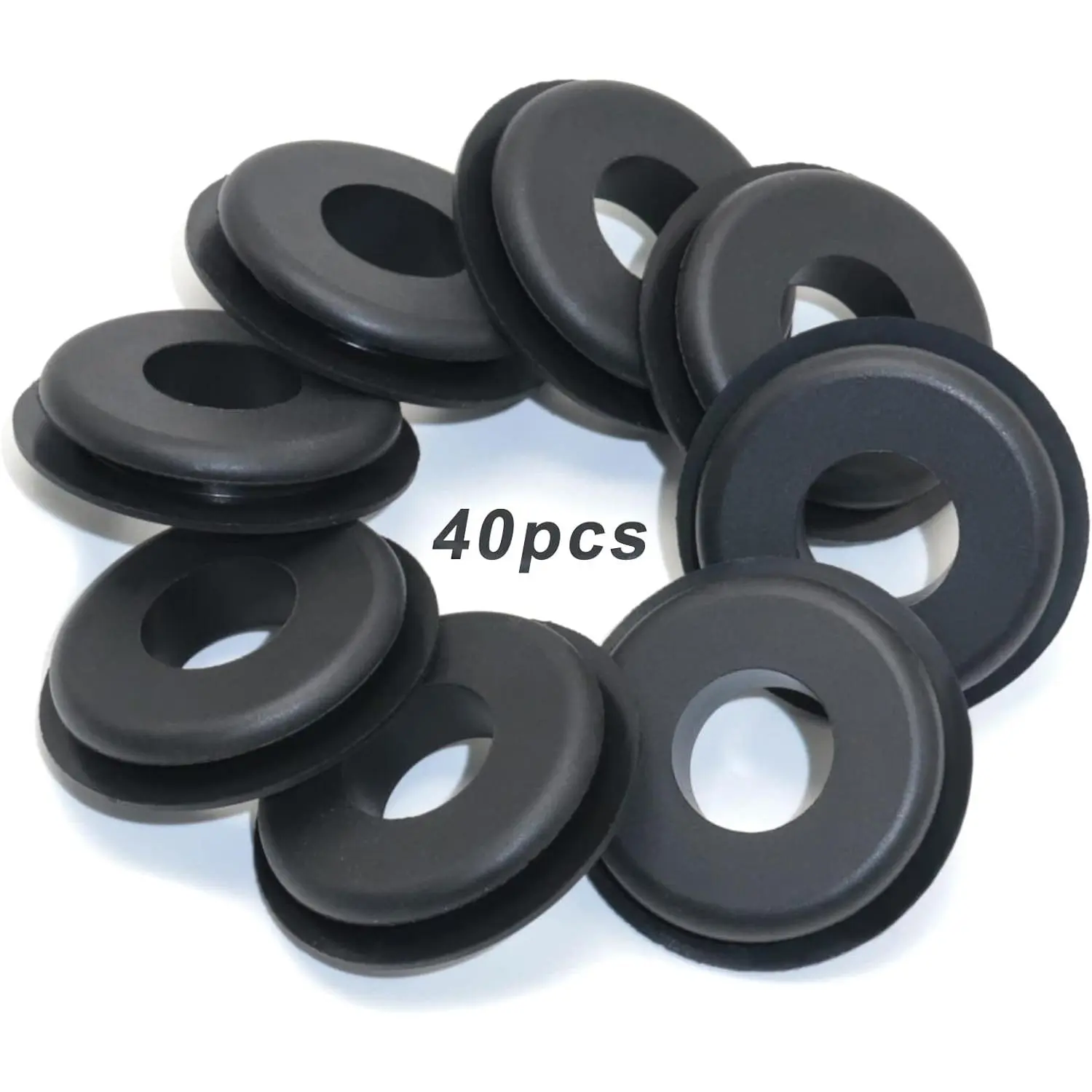 Black Gladhand Seals Rubber Glad Hand Seal, Glad Hand Grommets for Semi , Pack 40 Black Gladhand Seals Rubber Glad Hand Seal, Glad Hand Grommets for Semi , Pack 40