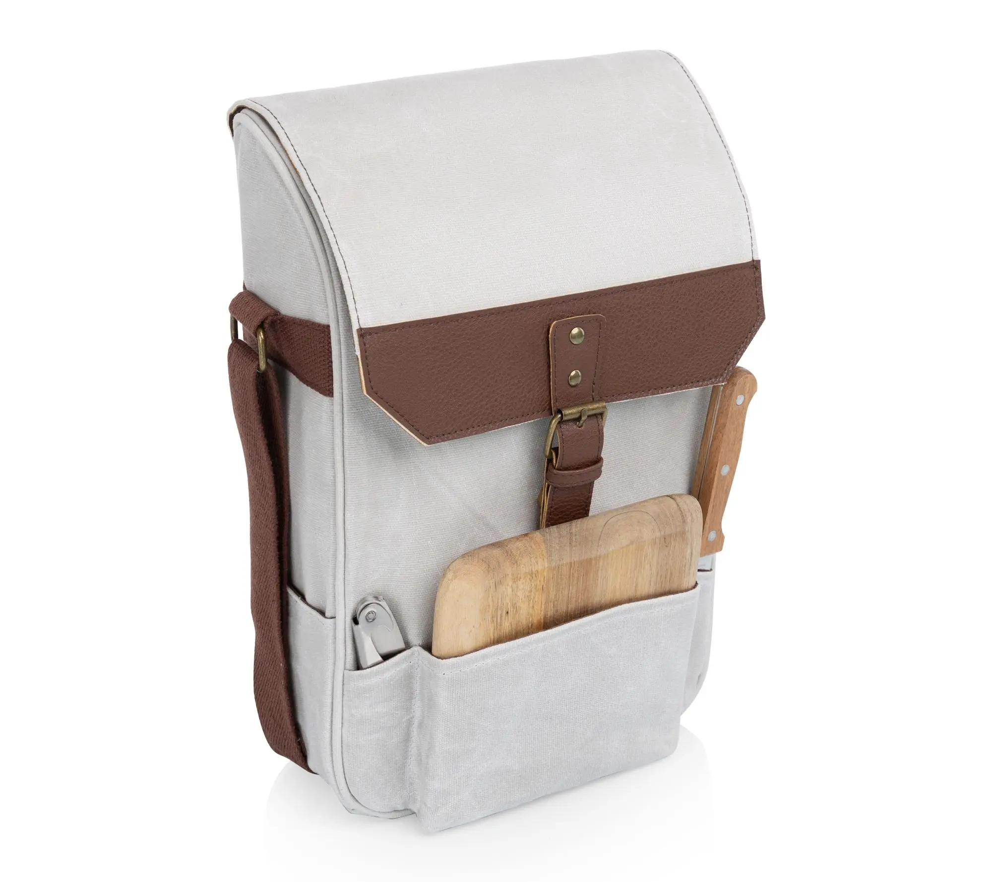 Legacy 2 Bottle Insulated Wine Bag + Cheese Board & Knife Set
