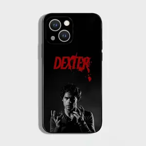 Dexter M-Morgan  Phone Case for iPhone 17,16,15,14,13,12,11,Pro,Max,Plus Phone Cover, Soft Silicone Black Cover
