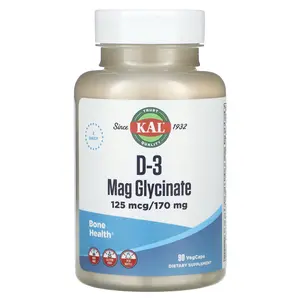 KAL D-3 Mag Glycinate, 90 VegCaps