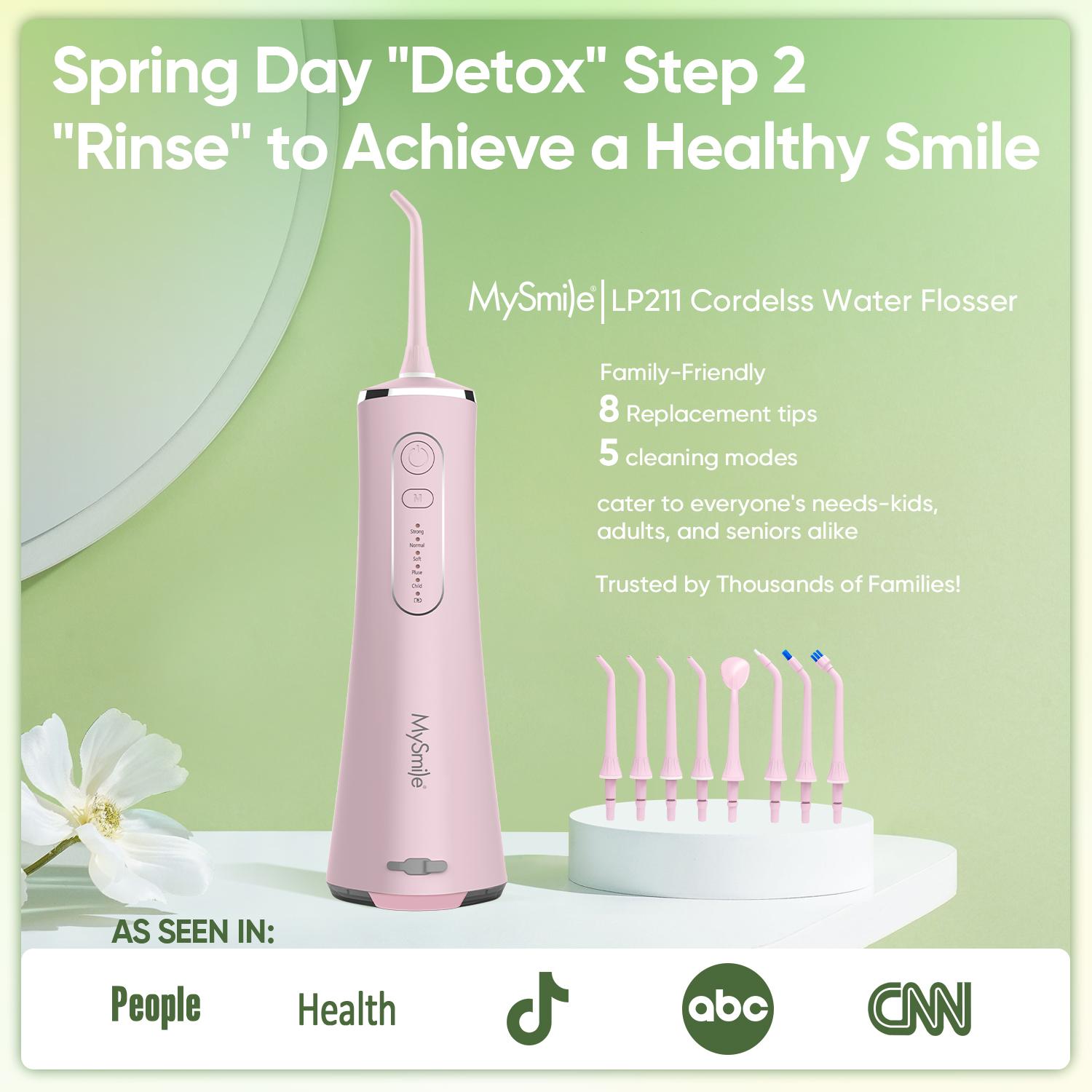 The "Spring Detox" Set - Cordless Select Water Flosser & Essential Electric Toothbrush COMBO