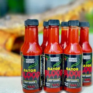 Gator Blood Hot Sauce by Market Wego - Unique and Intense Flavor for Your Cooking Experience - Spice
