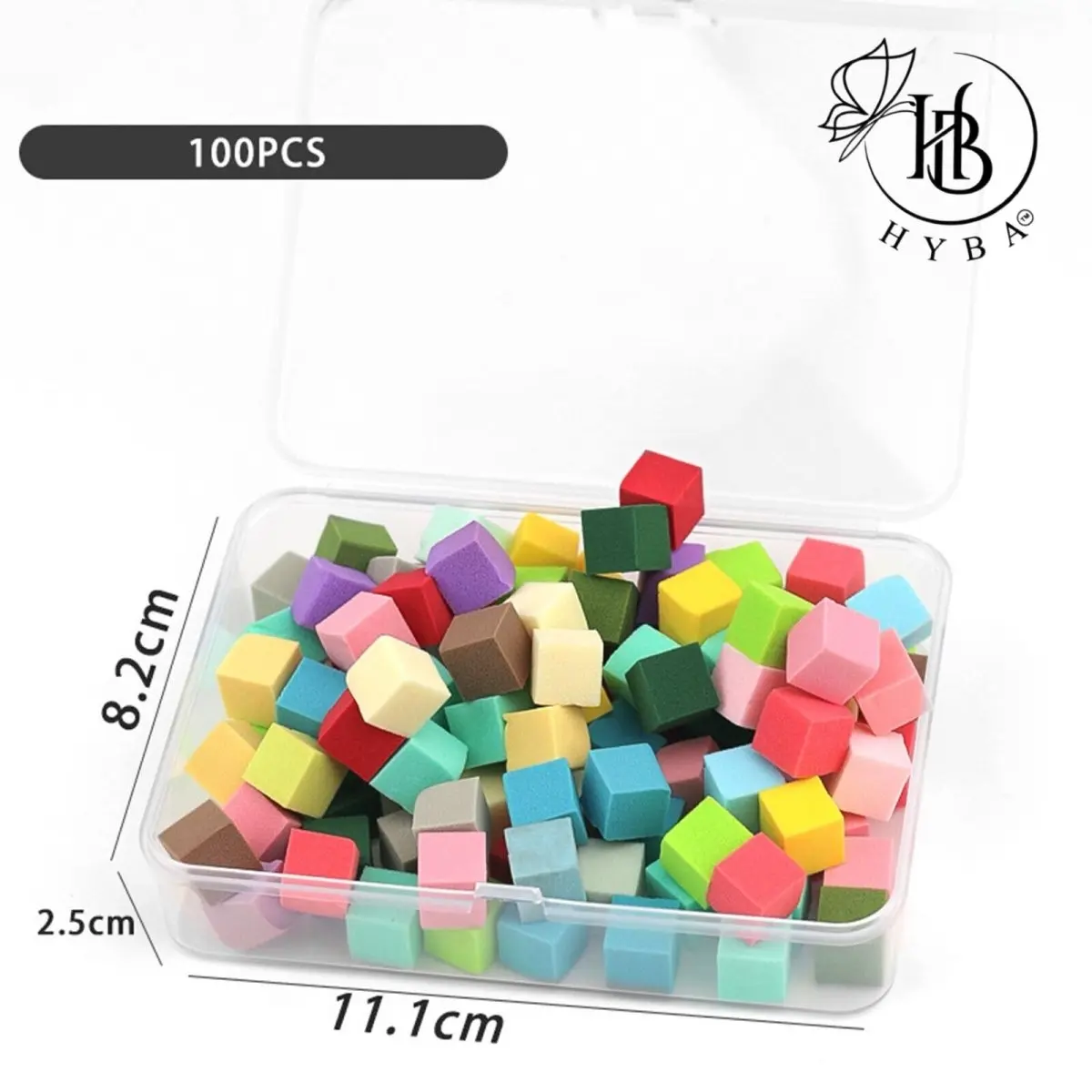 Mini Ombré Sponges with Grabber Box Set - Rainbow