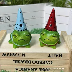 2026 Trending Christmas Frog Figurine Decor, Cute Little Frog with Santa Hat Statue, Adorable Mini Resin Craft Ornament, Festive Holiday Tabletop Decoration for Home Living Room Party, Perfect Xmas Gift for Kids Friends Family,summervibes