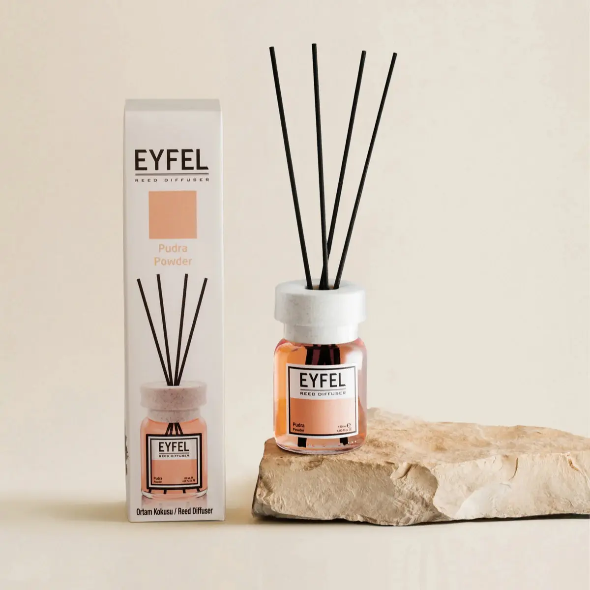 Eyfel Reed Diffuser Powder - 4.0 fl oz High Quality Diffuser with Aroma-Infused Scent for Home Fragrance Decor, Room Decor, Freshener & Room Refreshment, Scent For Diffusers