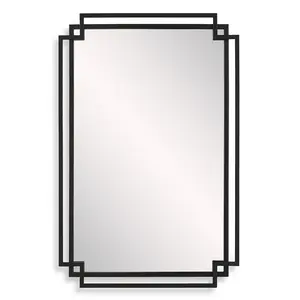 Extreme Sheer W00612 22 x 34 x 2 in. Matte Black Mirror
