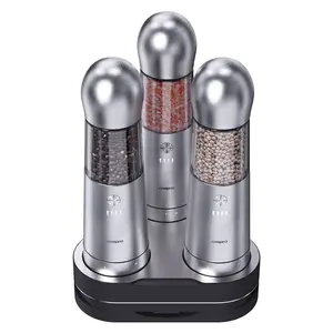 COSPRO Electric Salt and Pepper 3 Grinders set