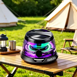 Mini Magnetic Wireless Bluetooth Speaker, Portable Design, Premium Sound Quality, TWS Stereo Sync, 7H Battery Life, Must-Have for Travel & Camping