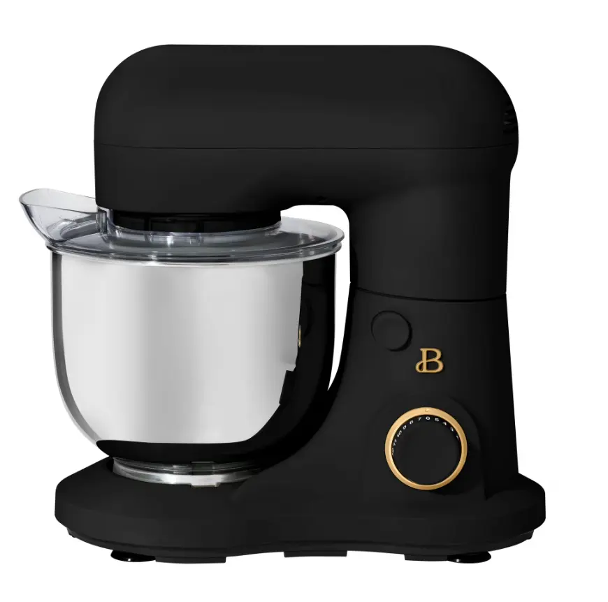 Beautiful 3.5 Qt Stand Mixer, Black Sesame with Flat Beater