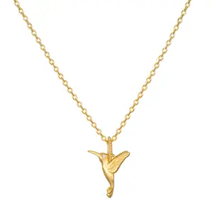 Loving Devotion Hummingbird Necklace