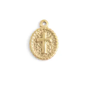 Radiant Cross Charm - C132