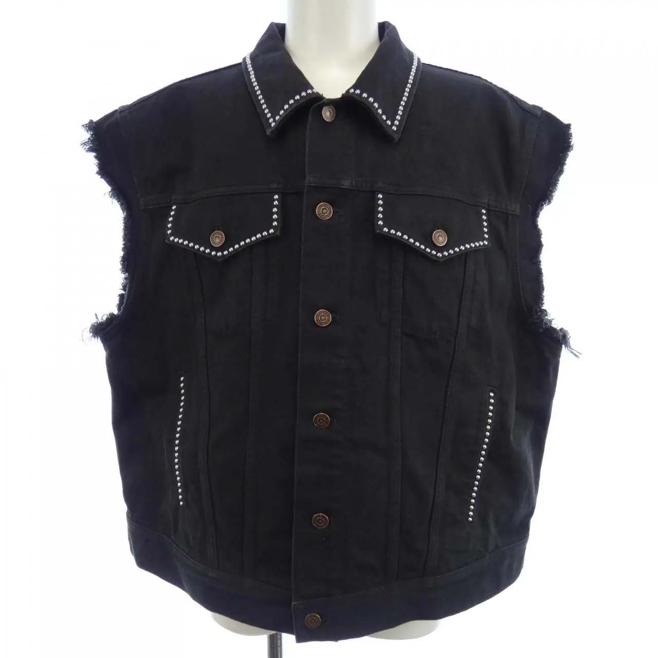 Pre-owned Celine Others Small Leather Goods Wool Vest