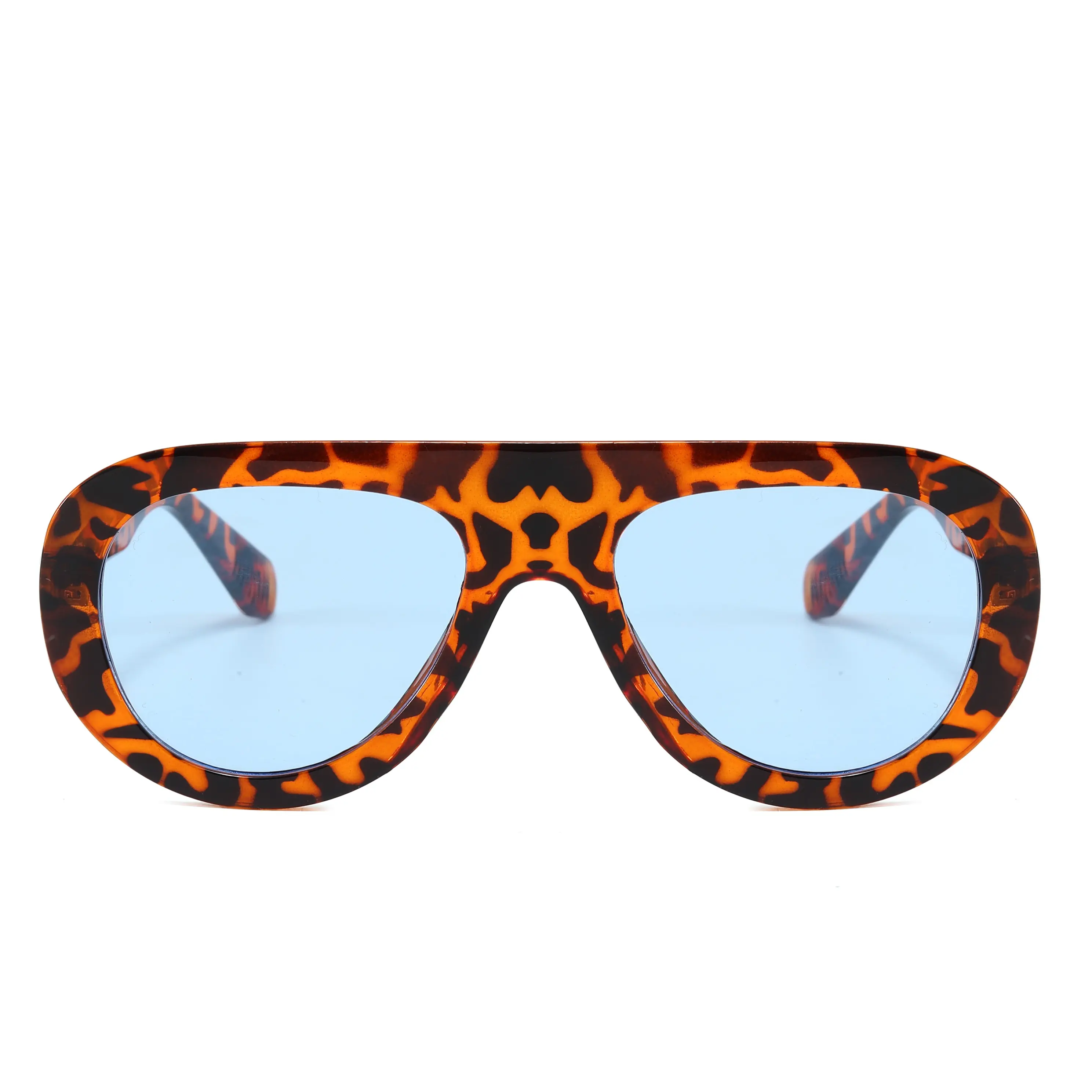 MOSAIC - Flattop Round Aviator Sunglasses